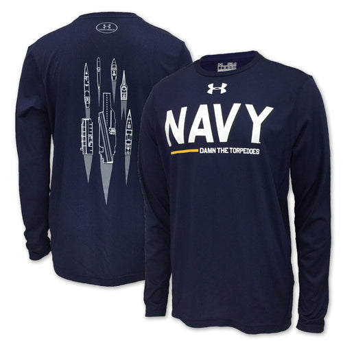 NAVY UNDER ARMOUR LIMITED EDITION SHIP LONG SLEEVE TEE (NAVY) 7