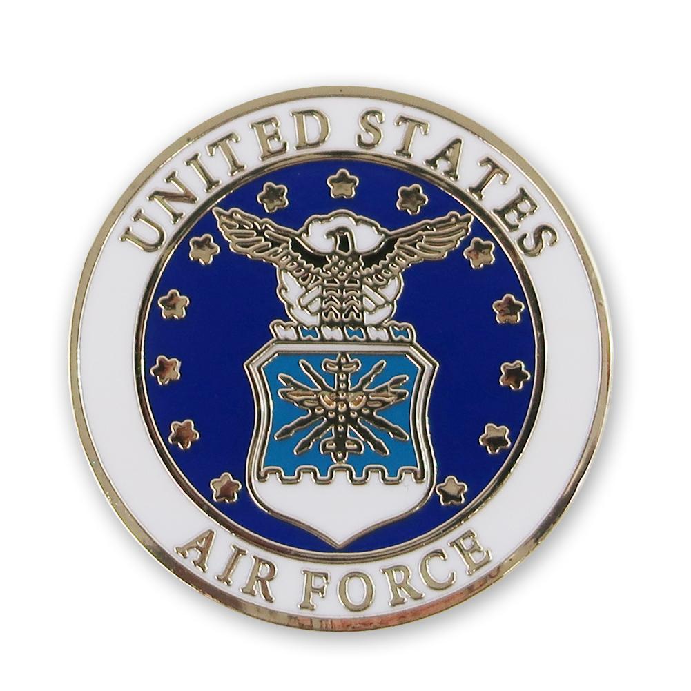 UNITED STATES AIR FORCE CIRCLE SEAL LAPEL PIN