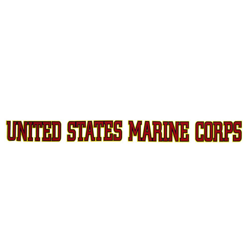 UNITED STATES MARINE CORPS STRIP DECAL 1