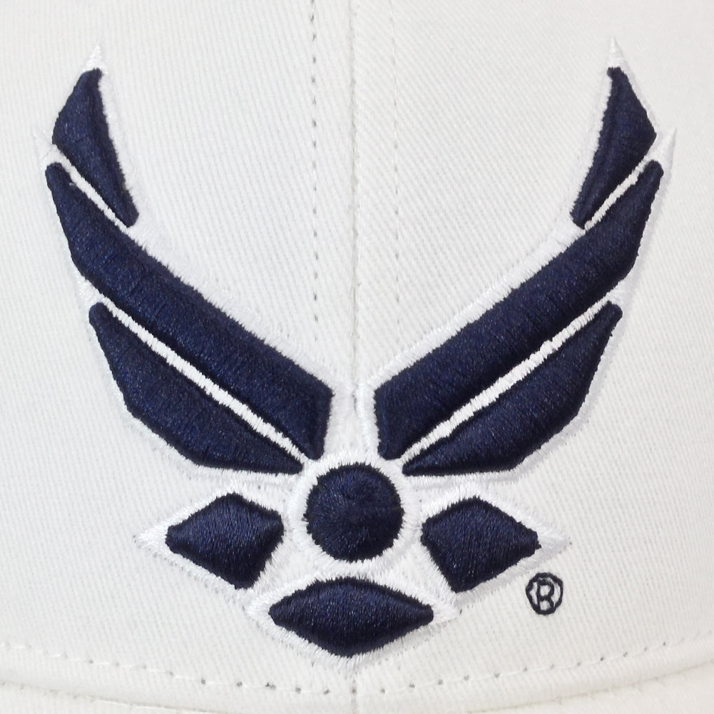 US AIR FORCE WINGS HAT WHITE 4
