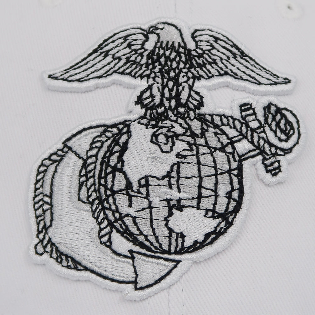 USMC EAGLE GLOBE AND ANCHOR HAT (WHITE) 1