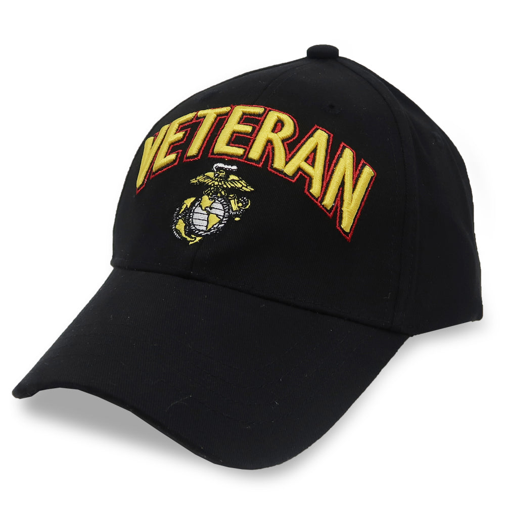 USMC VETERAN EGA HAT (BLACK) 2