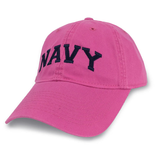 WOMENS NAVY ARCH HAT (PINK) 2
